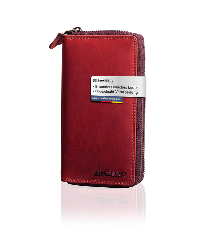Hill Burry Leder Damen Portemonnaie Arite I Geldbörse I Brieftasche | Geldbeutel Wallet Portmonee mi