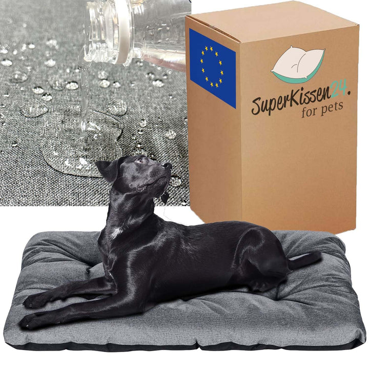 SuperKissen24. Hundebett Hundekissen Hundematratze Tierbett für Kleine, Mittlere und Grosse Hunde -