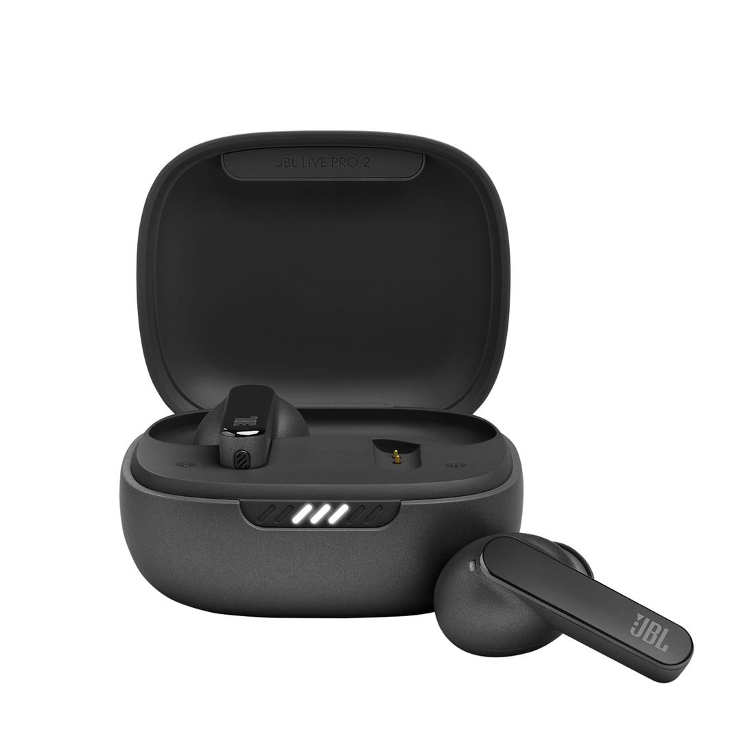 JBL Live Pro 2 TWS – Wasserdichte, True-Wireless In-Ear-Kopfhörer mit Noise-Cancelling in Schwarz –