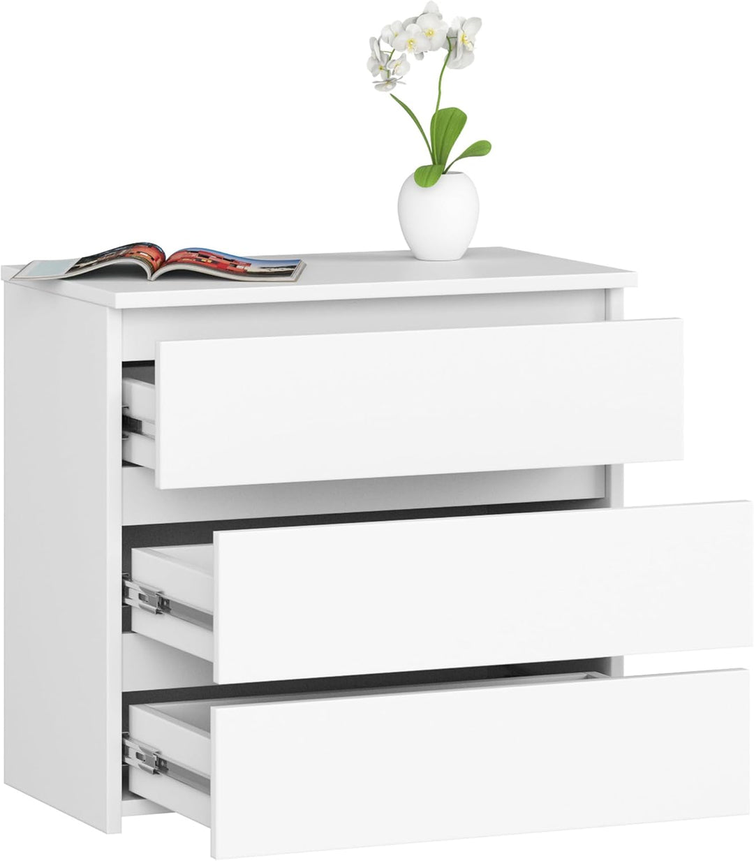 AKORD Kommode Set Schubladen Komodenschrank Sideboard| für das Wohnzimmer Schlafzimmer Wohnzimmersch