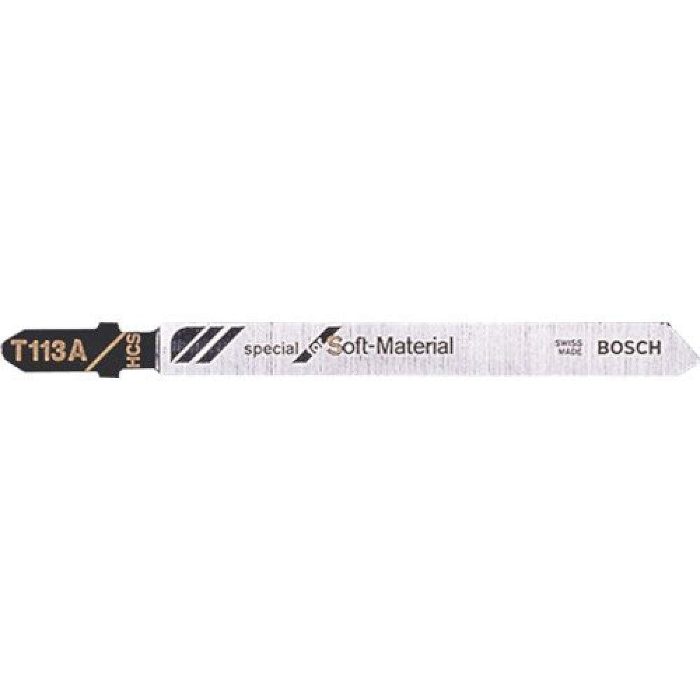 Bosch Accessories Professional 3x Stichsägeblatt T 113 A Special for Soft Material (für Karton, Styr