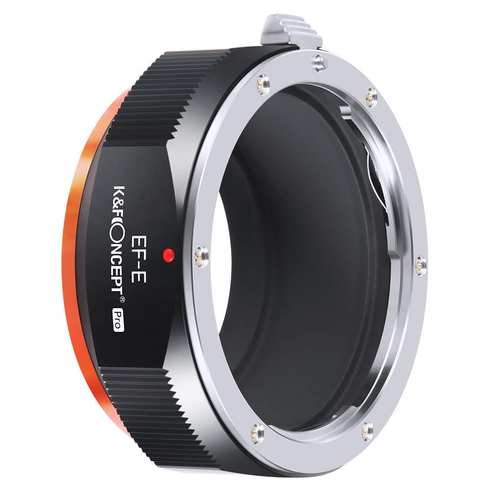 K&F Concept M12105 EOS-NEX Hochpräziser Manueller Objektivadapter Canon EOS an Sony Adapter Ring für