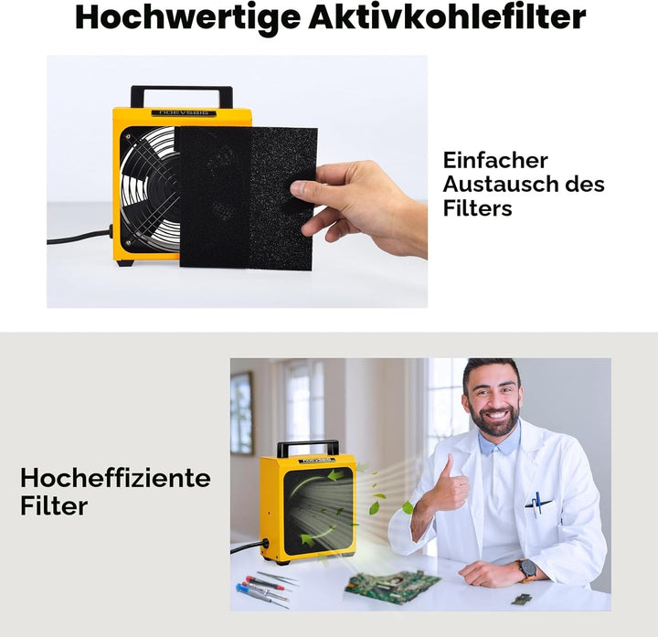 Lötrauchabsorber, Rauchverhinderungsabsorber Entferner Dunstabzugs Rauchschutz Absorber DIY Arbeitsv