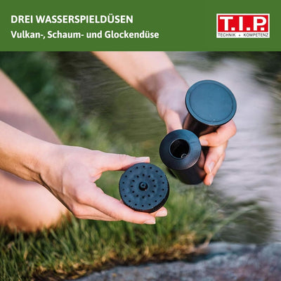 T.I.P. Multifunktions-Teichpumpe Wasserspiel Filter Bachlauf Springbrunnen WPF 1500 S (bis 1.500l/h