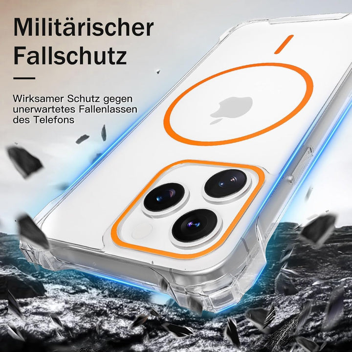 Handykette für iPhone 15 Pro Hülle mit Band mit 2 Displaychutzfolie Panzerglas + 2 Kameraschutz Hand
