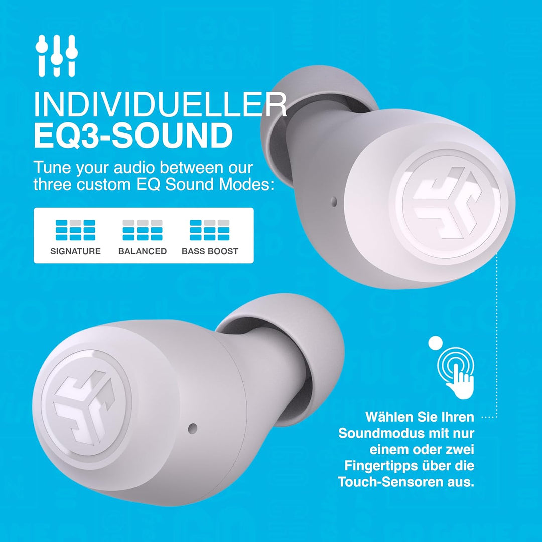 JLab Go Air Pop+ In Ear Kopfhörer kabellos Bluetooth, True Wireless Kopfhörer, 35+ Std. Headphones,