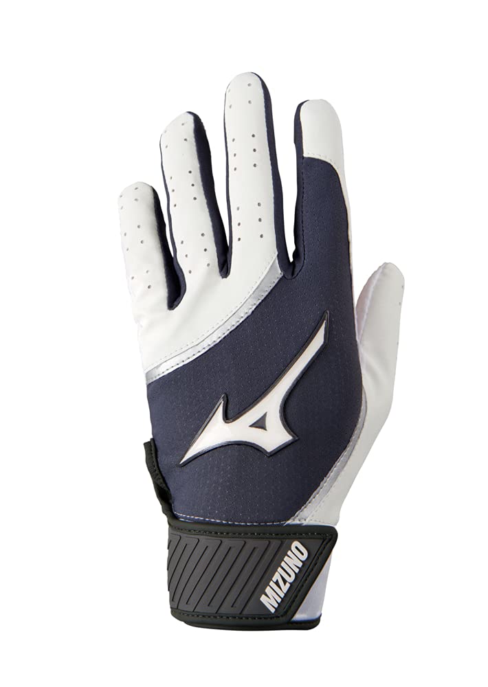 Mizuno Herren MVP Schlaghandschuhe M weiss-grau, M Weiß/Grau