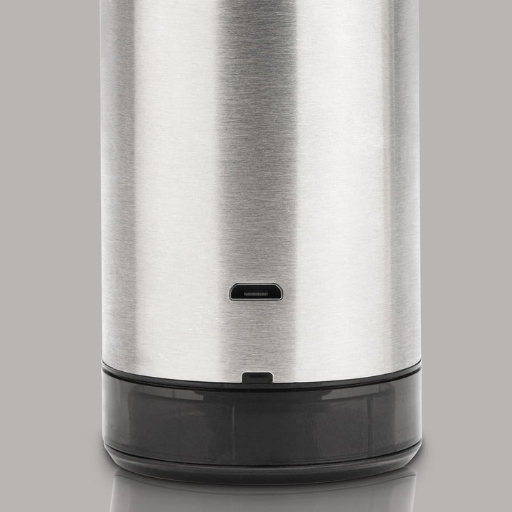 Les Petits Champs Automatische Vakuumpumpe WOM820 Edelstahl, Aufbewahrung von Wein bis zu 7 Tage, au