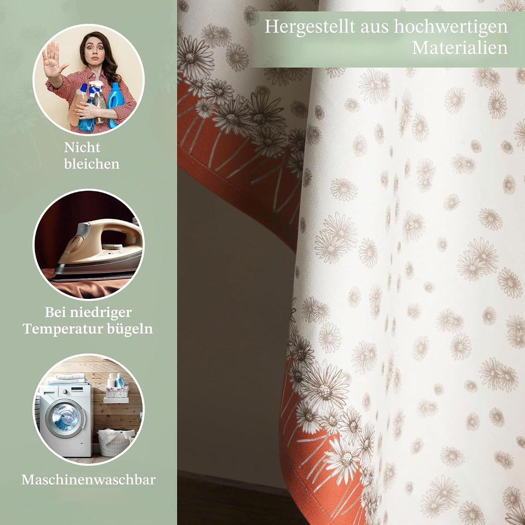 Maison d'Hermine Küchenhandtücher 3er-Set 100% Baumwolle 70 cm x 50 cm Wiederverwendbare Geschirrtüc