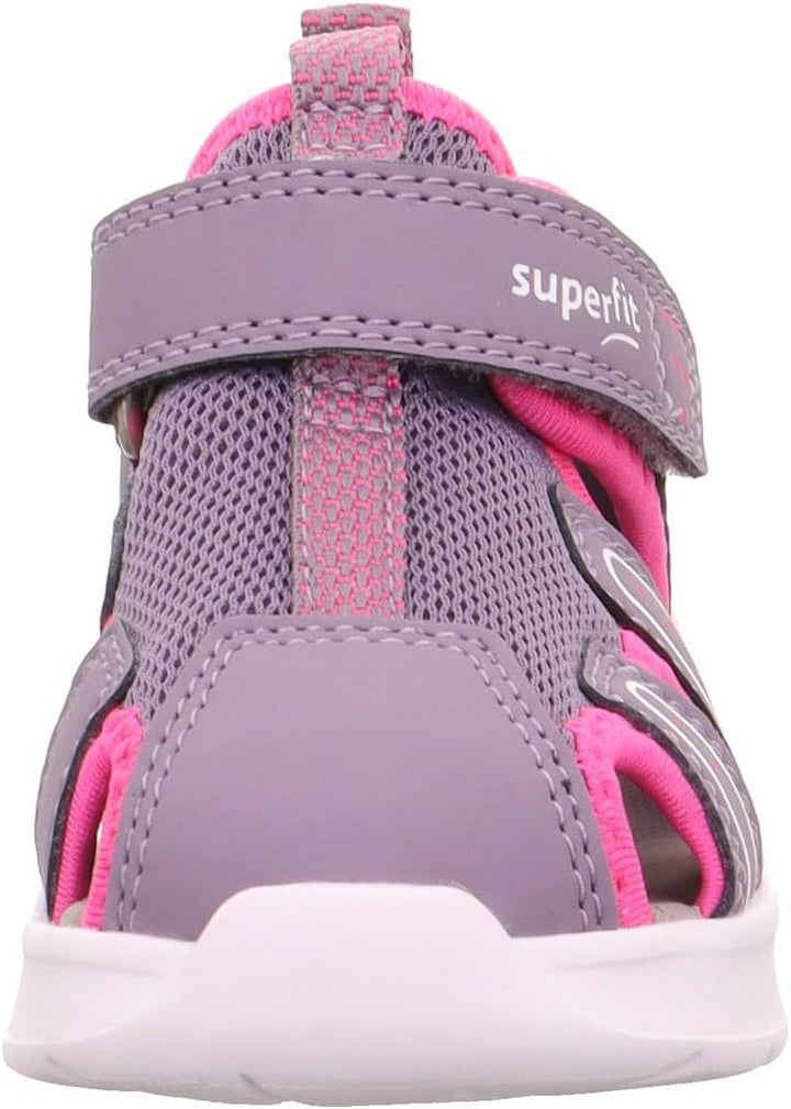Superfit Mädchen Wave Sandalen 19 EU Weit Lila Pink 8510, 19 EU Weit Lila Pink 8510