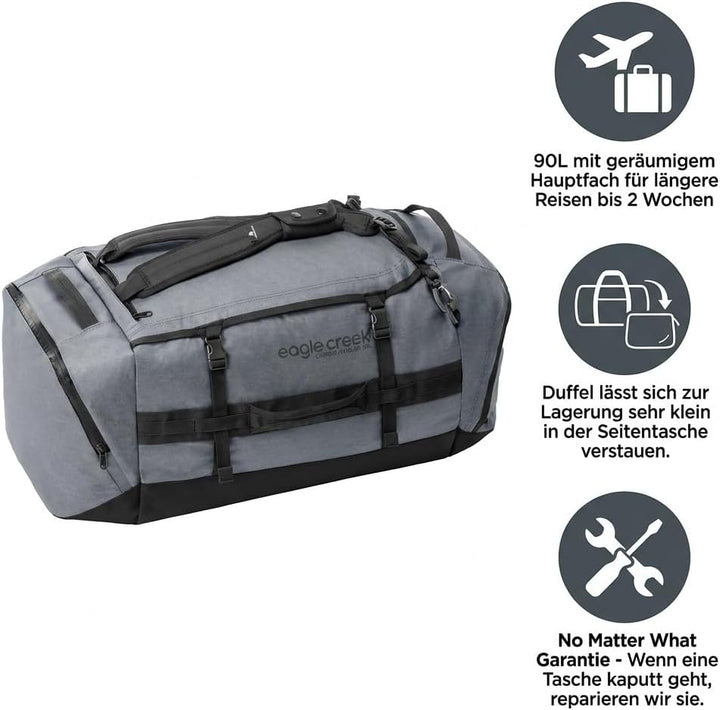Eagle Creek Cargo Hauler Duffel 90L - die Neue nachhaltige Version des Klassikers aus recyceltem Pol