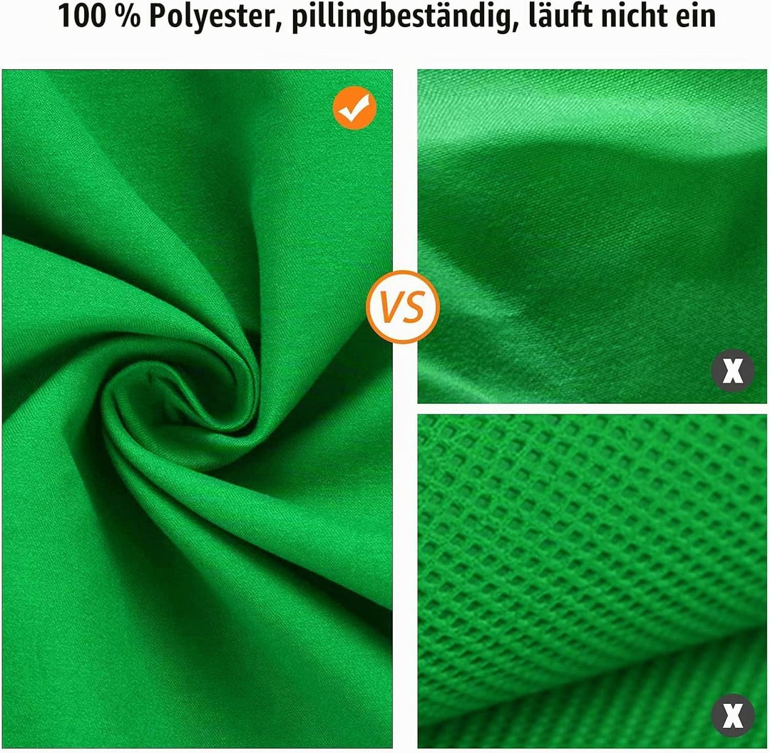 Fotografie-Hintergrund 2 * 3 M, Foto Hintergrund aus 100% Polyester mit 4 grosse Studio Klemmen &amp; 4
