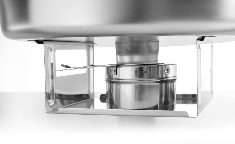 HENDI Suppen Chafing Dish, Suppenbehälter hat 2 Griffe, Deckel hat eine praktische Löffelaussparung,