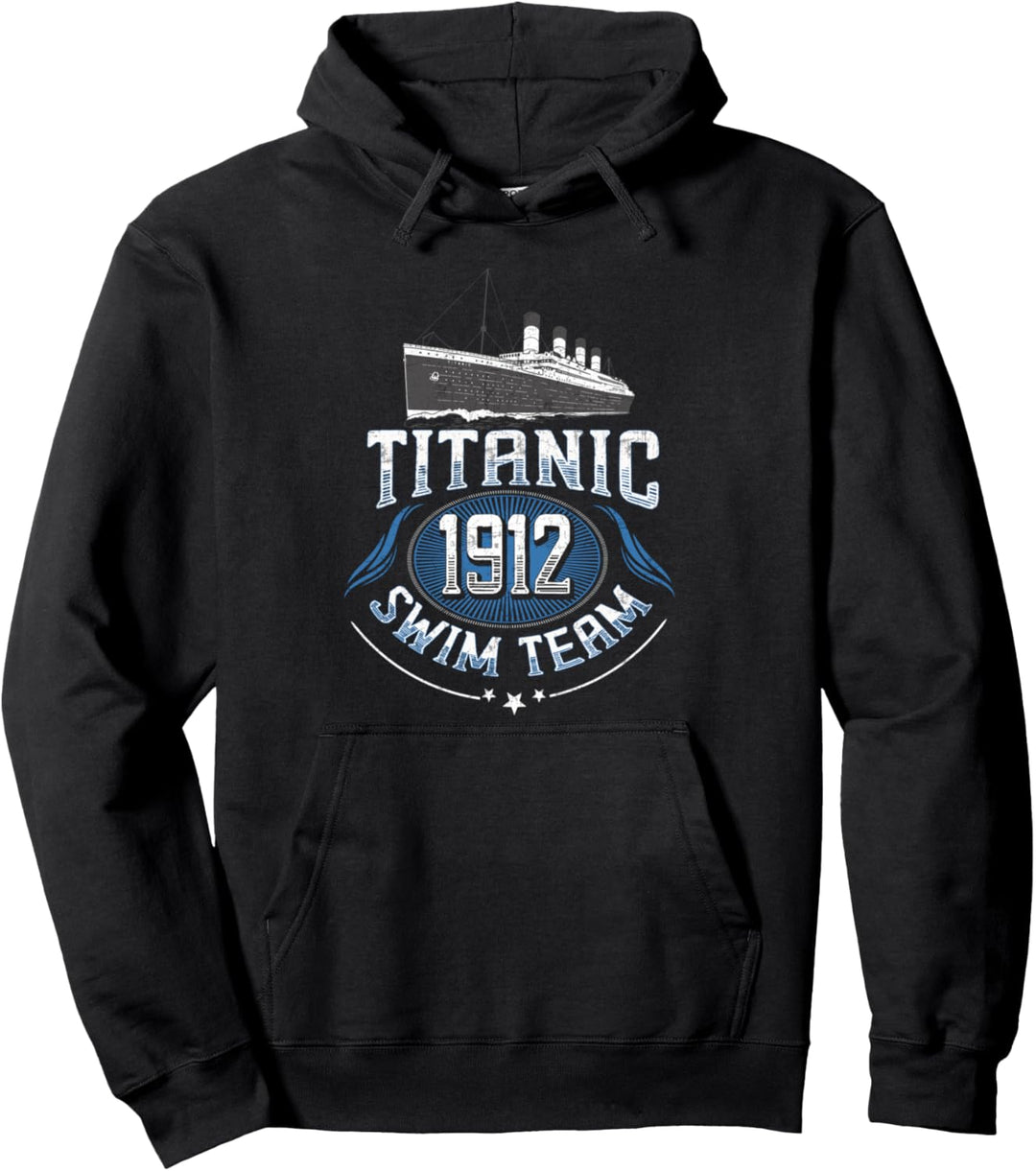 Titanic 1912 Cruise Lustiges Schwimmteam an Bord der Titanic Pullover Hoodie