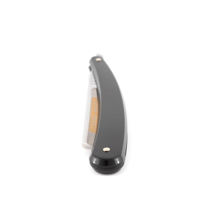 DOVO Rasiermesser Inox - Edelstahl Rasiermesser - 3/8 Zoll - französischer Kopf - derber Schliff - D
