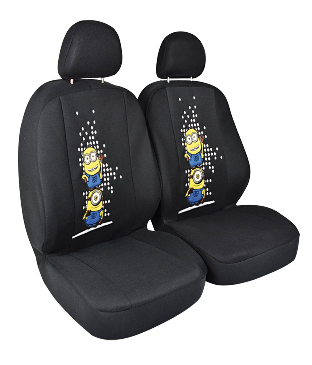 Kaufmann MNINN720 Minions Auto-Schonbezüge für Vordersitze Bestickt