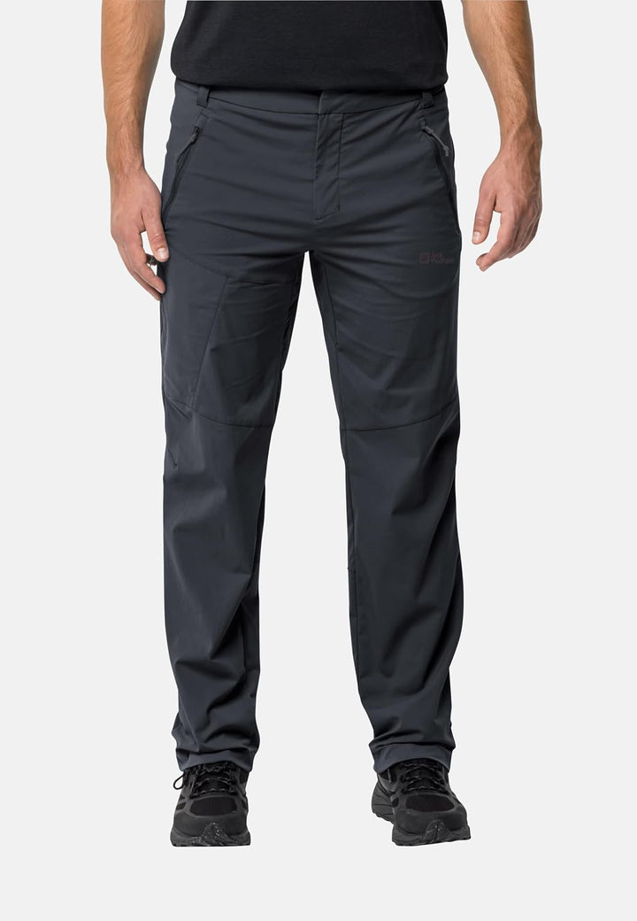 Jack Wolfskin Herren Glastal Pants M Wanderhose, Phantom, 46 EU