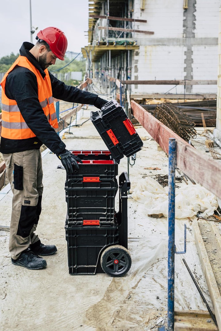 Qbrick System Werkzeugkoffer Werkzeugkasten Leer Werkzeugkiste Box Behälter ONE 200 2.0 Vario Schwar