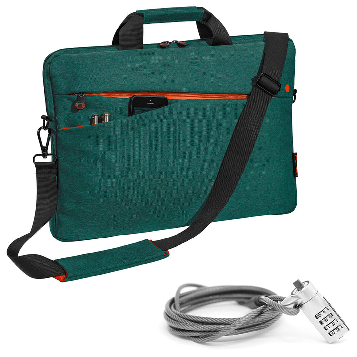PEDEA Laptoptasche Fashion Notebook-Tasche Umhängetasche mit Schultergurt inkl. Notebookschloss 17,3