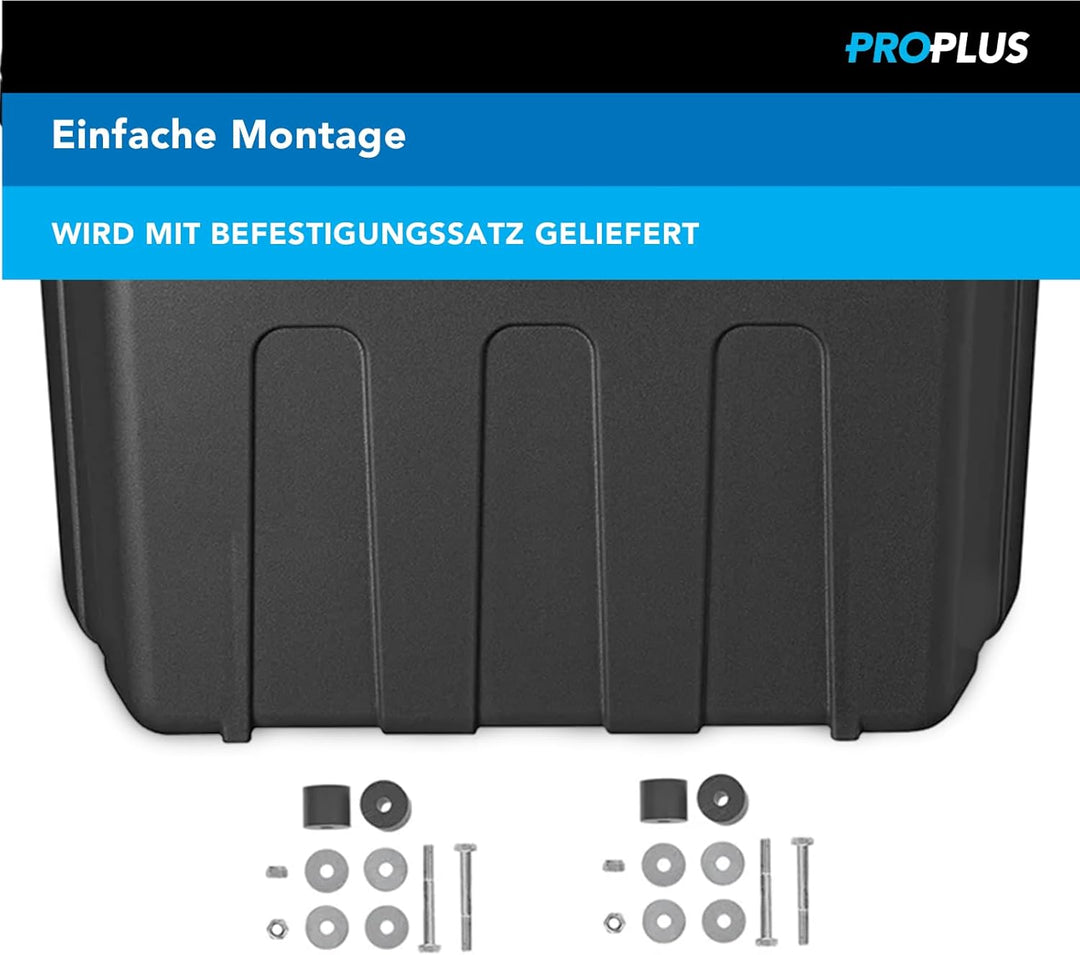 ProPlus CG Car Professional 340061 Aufbewahrungsbox Deichsel Kunststoff, 320 x 630 x H355 mm