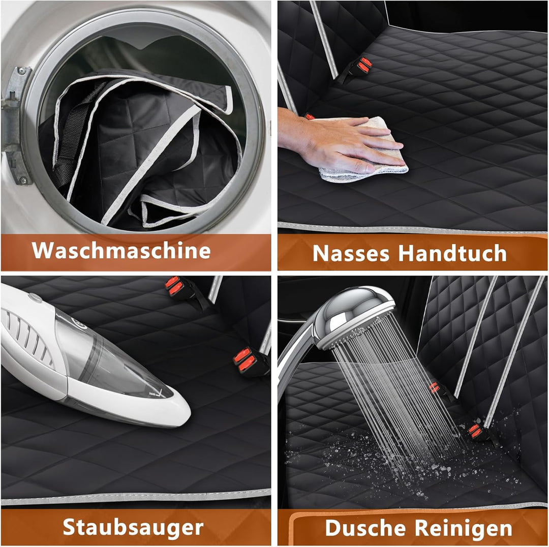 Alfheim Hundedecke Auto Rückbank für Hunde, Wasserdichter Rutschfester Autositzbezüge Autodecke Hund