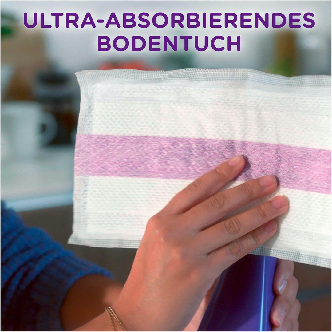 Swiffer WetJet All-in-1 Bodenwischer 20 Nachfülltücher für fast alle Böden, für schnelles & einfache