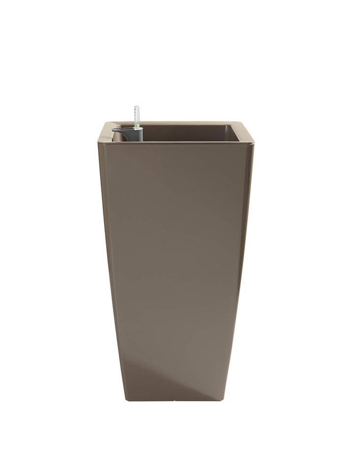 PISA POT 60CM SELF WATERING TAUPE Taupe 33x33x61 cm, Taupe 33x33x61 cm