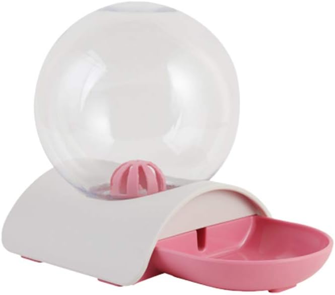 ibasenice Haustierautomatischer Wasserspender- Katzen- Runder Ball- Wasser- Feeder Praktische Hunde-