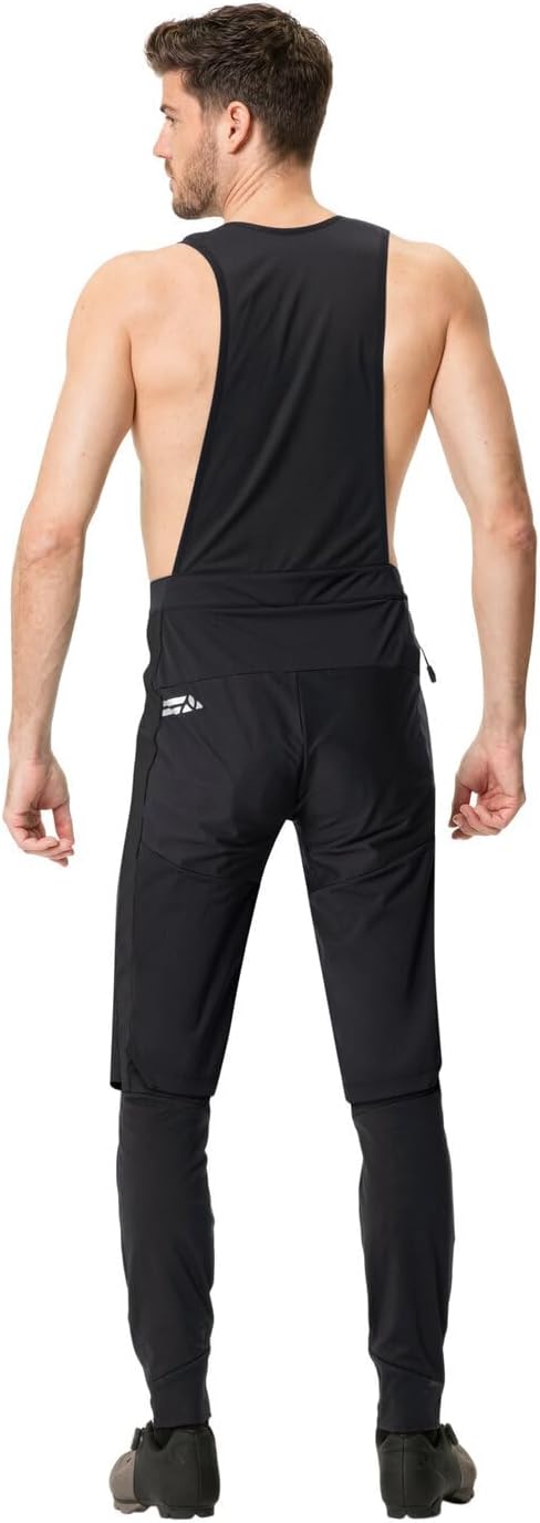 VAUDE Herren Hose Men's Kuro Warm Hybrid Bib Tights S Schwarz, S Schwarz