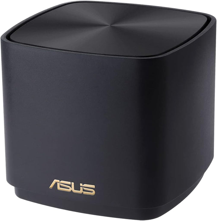 ASUS ZenWiFi AX Mini (XD4) AX1800 2er Set Schwarz kombinierbarer Router (2in1 Mesh Zugangspunkte-Set