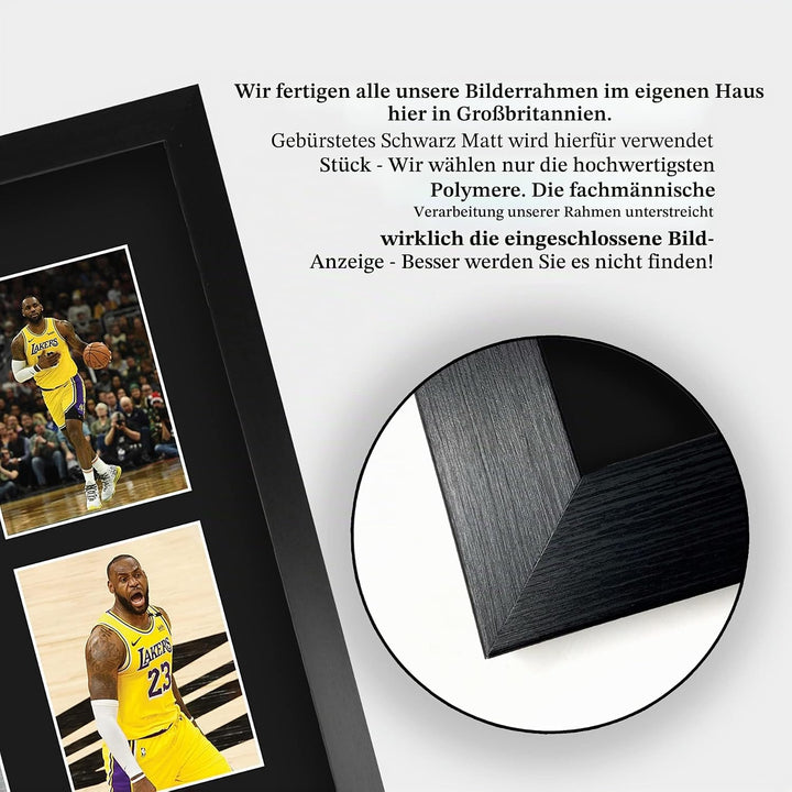 HWC Trading FR A3 LeBron James Lakers Geschenke Gedruckt, Signiert Autogramm-Präsentation-Display Fü