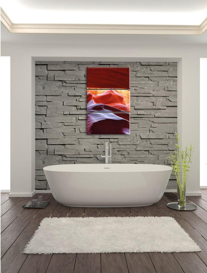 Pixxprint Antelope Canyon Arizona als Leinwandbild/Grösse: 3 Teilig (120x80) cm/Wandbild/Kunstdruck/