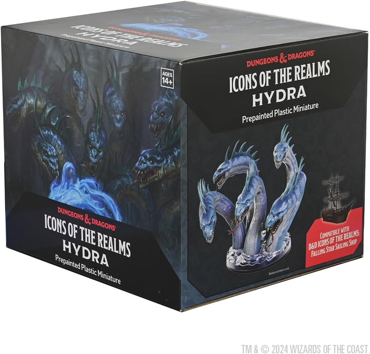WizKids D&D Icons of The Realms: Hydra Boxed Miniature Dungeons and Dragons Miniatures, Hydra