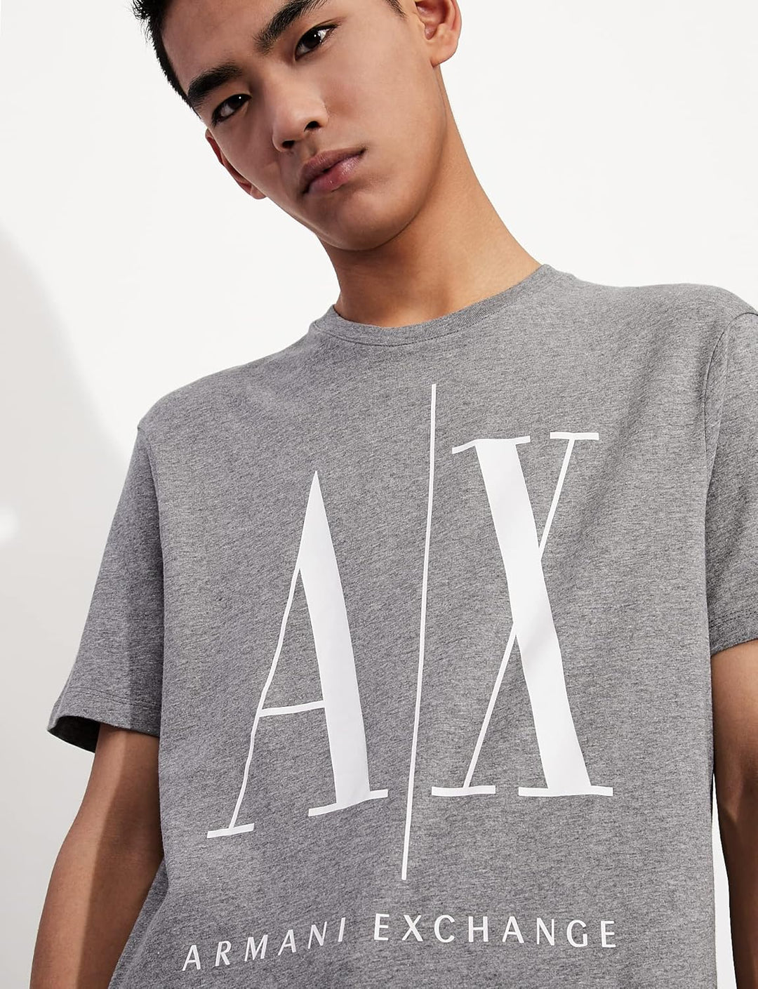Armani Exchange Herren T-shirt 8nztpazjh4z T-Shirt XS Grau, XS Grau