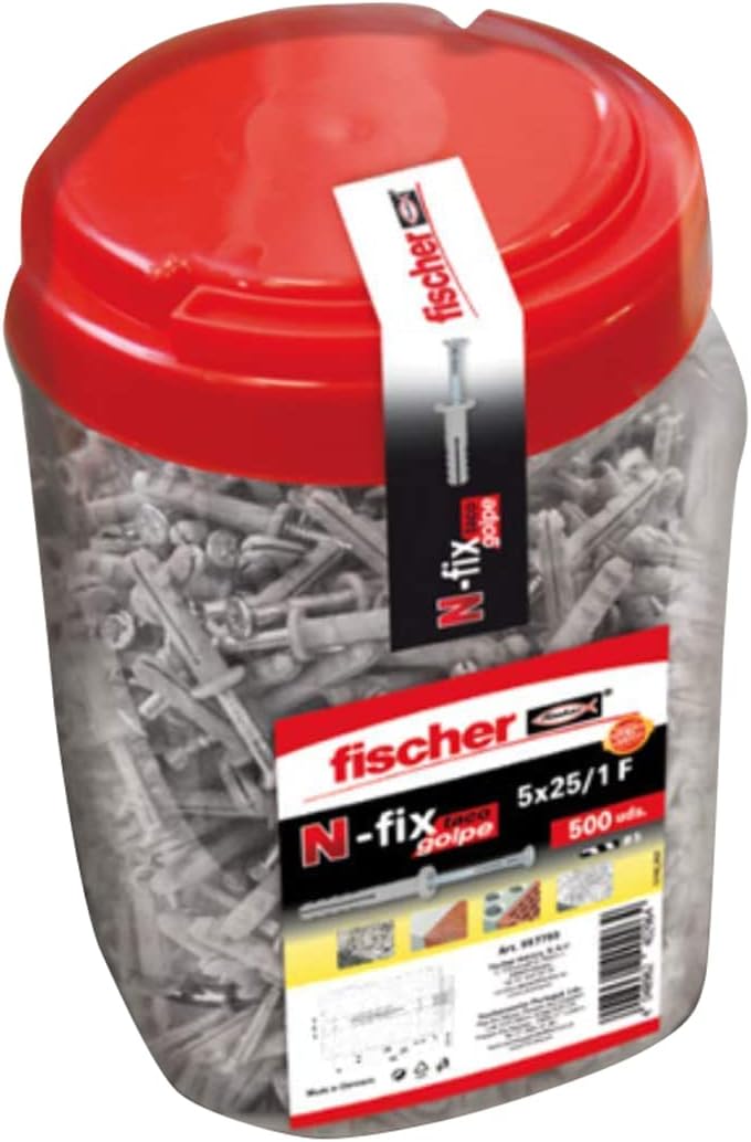 Fischer 500 Schlagdübel 5, grau, 5x25