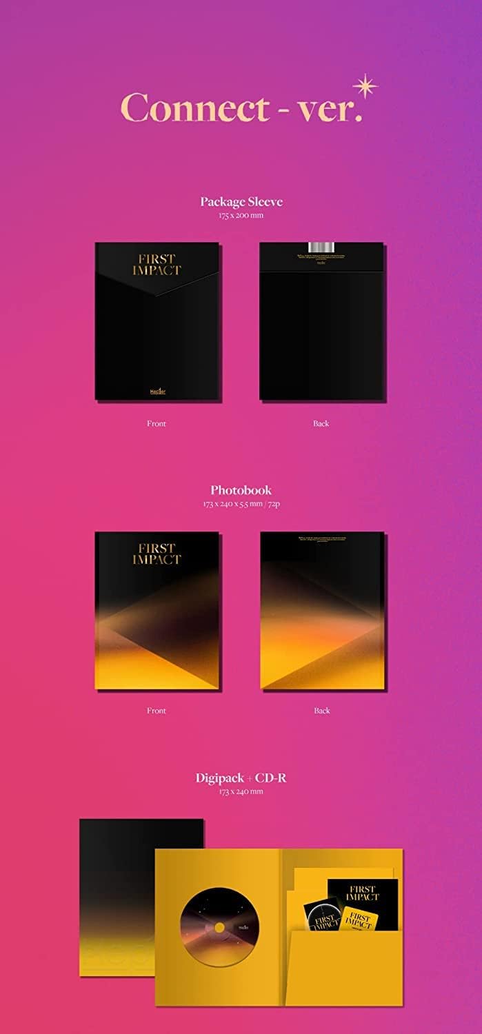 Kep1er FIRST IMPACT 1st Mini-Album Inhalt + Tracking Kpop versiegelt (Connect 1), Connect 1