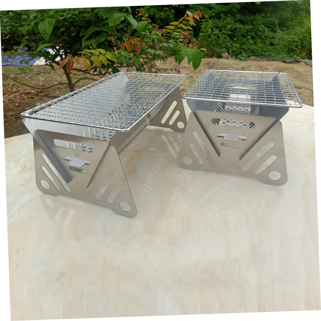 Supvox 2St Grillofen im Freien Lagerfeuer-Grillplatte Innengrill Camping grillkocher Aussengrill ede