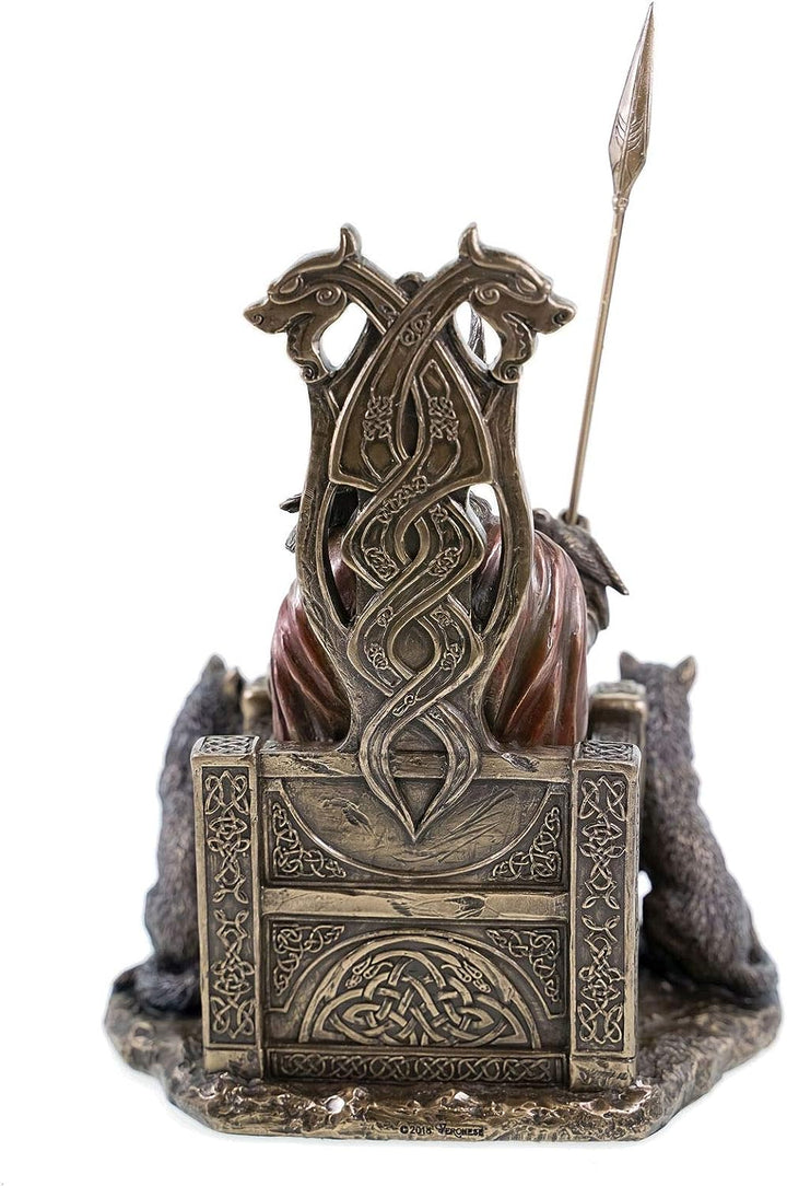 Veronese von Joh. Vogler GmbH Veronese 708-7392 Odin, deutscher Vater Gottes auf Thron mit Wölfen, G