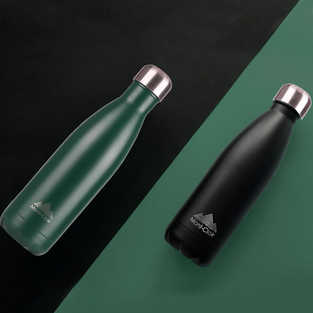 Mont-Clair Trinkflasche Edelstahl - Thermosflasche - BPA-freie - Water Bottle, Edelstahl trinkflasch