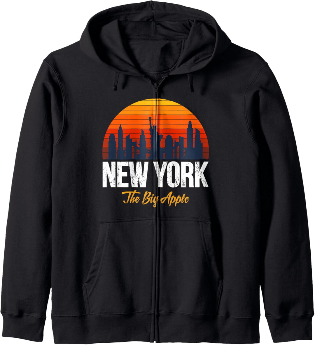 Cool New York City Skyline Sunset Shirts, Cool New York City Kapuzenjacke