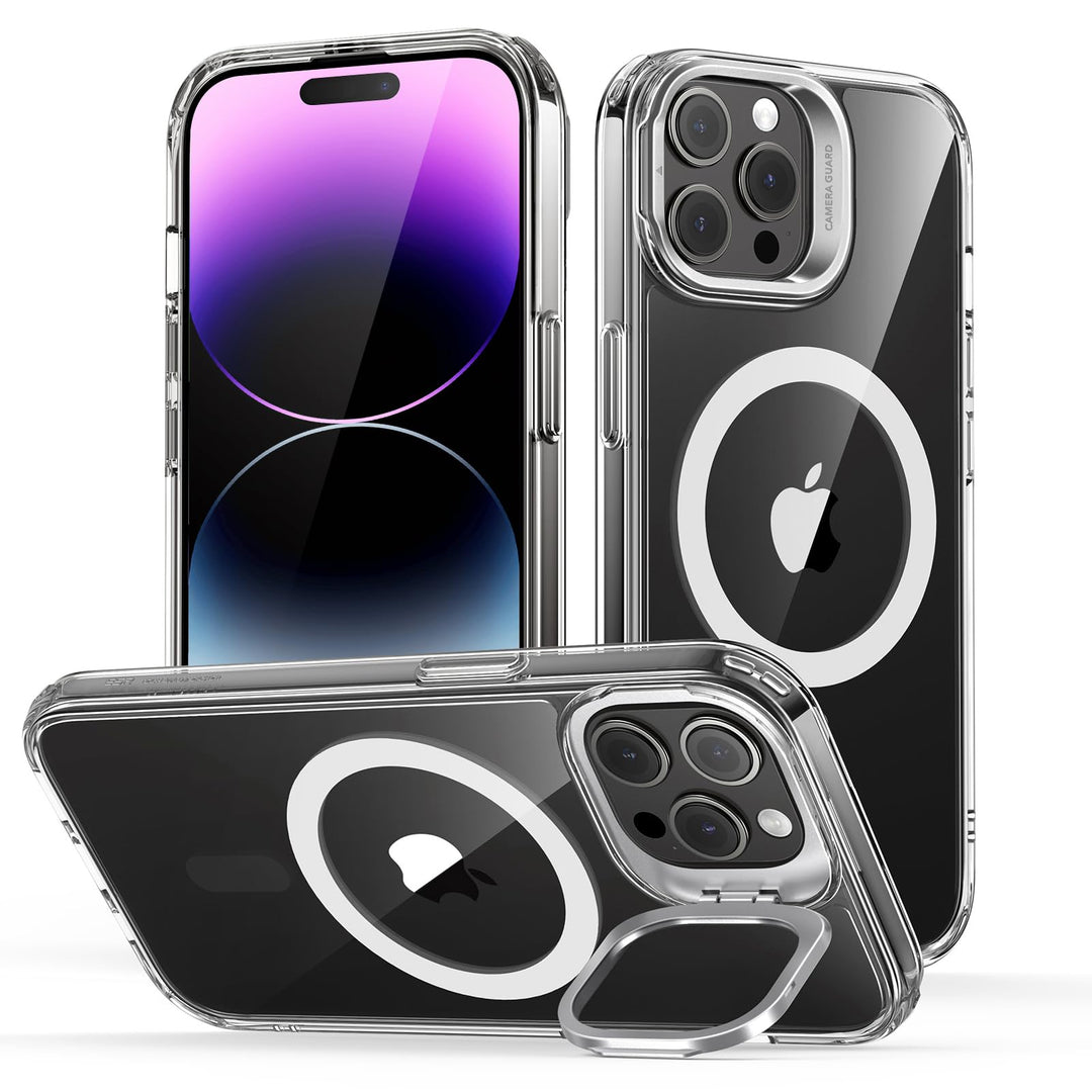 ESR für iPhone 14 Pro Max Hülle, kompatibel mit MagSafe, Classic Ständer Hülle mit HaloLock, Militär
