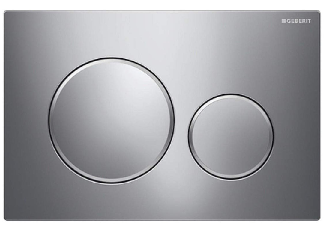 Geberit 115.882.KN.1 115882KN1 Sigma 20 Betätigungsplatte, Hochglanz-verchromt/mattchrom, Seidenglan