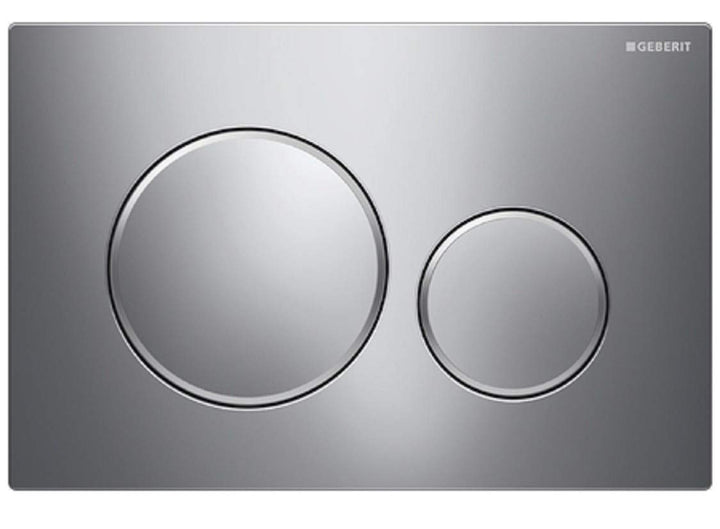 Geberit 115.882.KN.1 115882KN1 Sigma 20 Betätigungsplatte, Hochglanz-verchromt/mattchrom, Seidenglan
