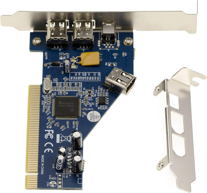 KALEA-INFORMATIQUE PCI auf FireWire 400 IEEE1394a 3-Port Controller-Karte mit TI TSB43AB23 Chipsatz.