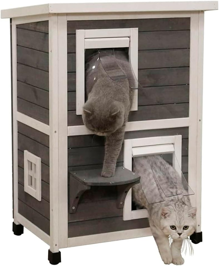 Kerbl Pet Katzenhaus Family 57x55x80 cm