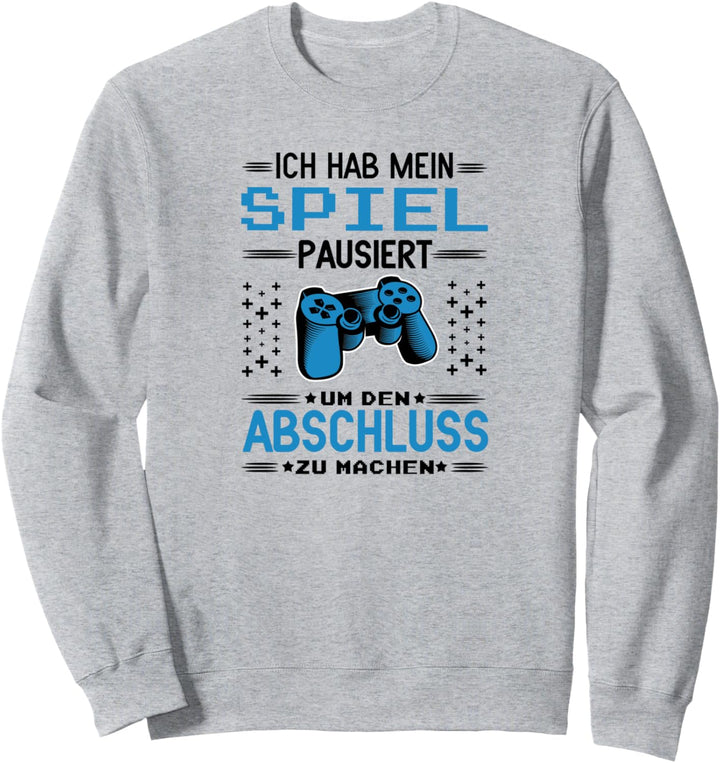 Gamer Abschluss Geschenk für Videospiel Zocker & Gaming Fan Sweatshirt