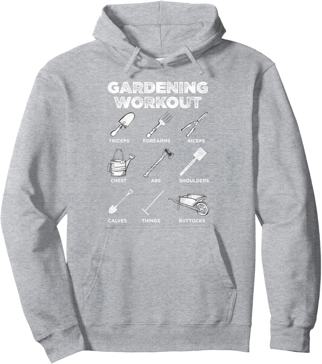 Gartenarbeit Workout Gärtner Werkzeuge Strauch Garten Rasenm Pullover Hoodie