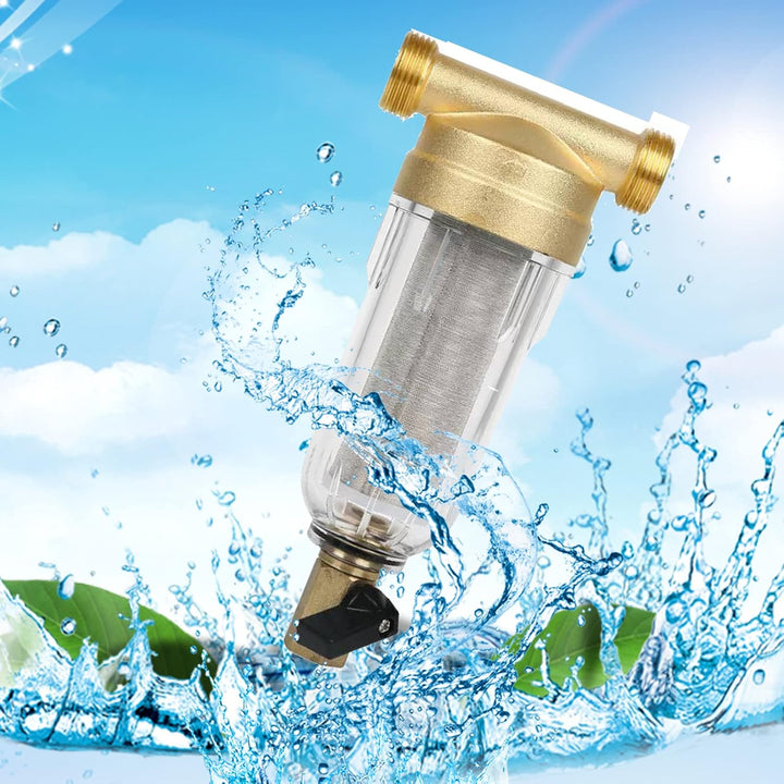 Ausspülbarer Feinfilter, vorfilter, Wasserhahn Wasserfilter Wasser, Vorfilter Sedimentfilter, Spin D
