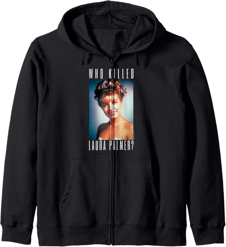Twin Peaks Laura Palmer Portraittext V3 Kapuzenjacke