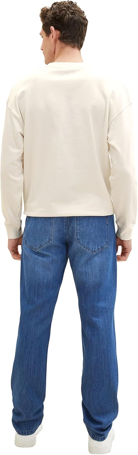 TOM TAILOR Herren Marvin Straight Jeans 29W / 30L 10119 - Used Mid Stone Blue Denim, 29W / 30L 10119